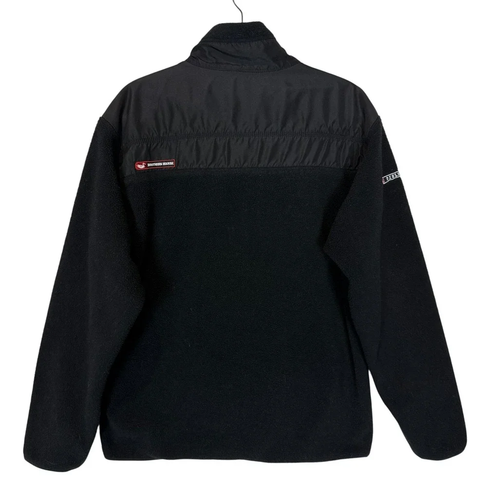 Southern Marsh Jacket Mens Small‎ Black FieldTec Fleece Full Zip Pockets Outdoor